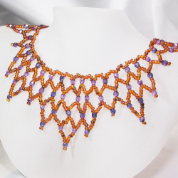 Necklace - Waterfall Vashti - Necklace - Laiton bronze